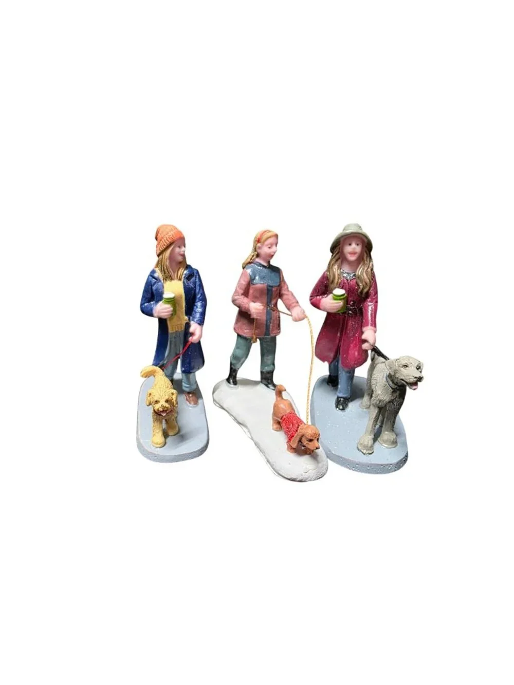 Lemax Village Collection Multi-Tasking Strolling With Pooch